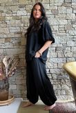 Randles Puff Sleeve Blouse Black